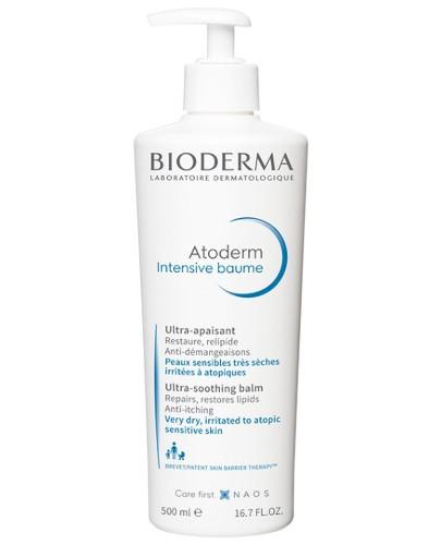 podgląd produktu Bioderma Atoderm Intensive Baume kojący balsam emolientowy dla skóry atopowej, od pierwszych dni życia 500 ml