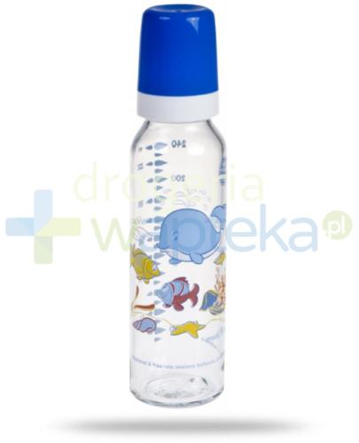 podgląd produktu Canpol Babies Butelka szklana z nadrukiem 12m+ 240 ml [42/201]