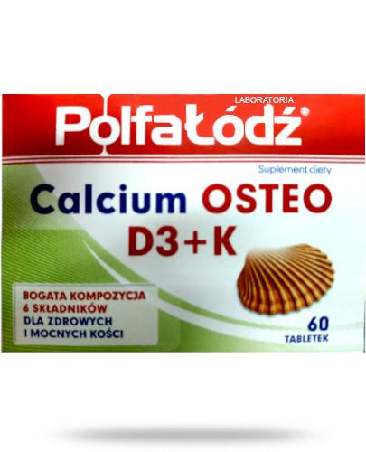 Calcium Osteo D3+K Laboratoria Polfa Łódź 60 tabletek