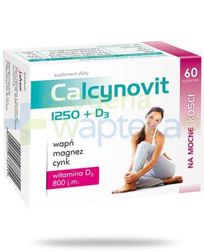 Calcynovit 1250 + D3 tabletki powlekane 60 sztuk