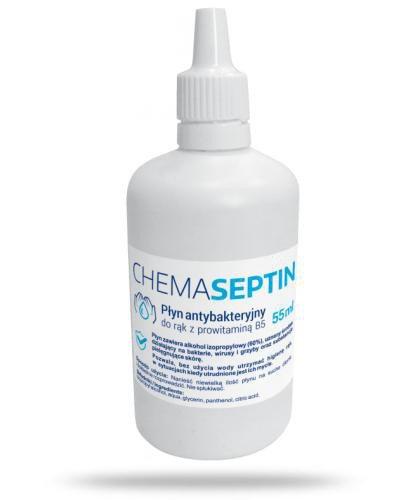 ChemaSeptin płyn antybakteryjny do rąk z prowitaminą B5 55 ml [Data ważności 28-02-2022]***
