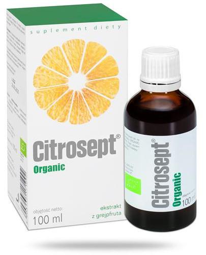 podgląd produktu Citrosept Organic ekstrakt z grejpfruta, krople 100 ml