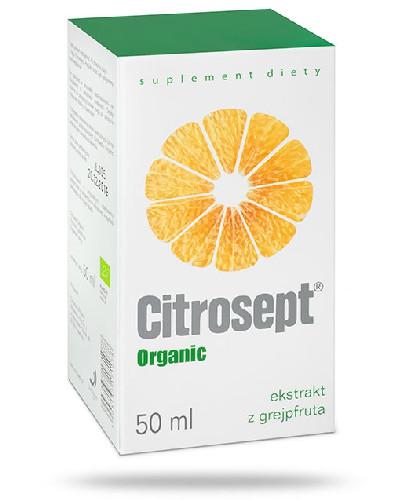 podgląd produktu Citrosept Organic krople z ekstraktem z grejpfruta 50 ml