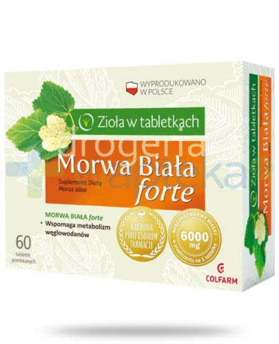 podgląd produktu Colfarm Morwa Biała Forte 30 tabletek