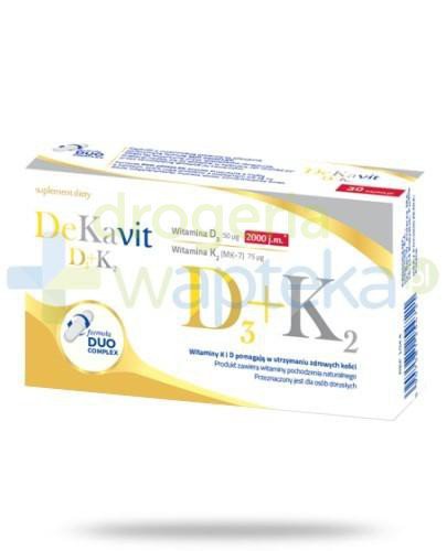 podgląd produktu DeKavit D3+K2 30 kapsułek 