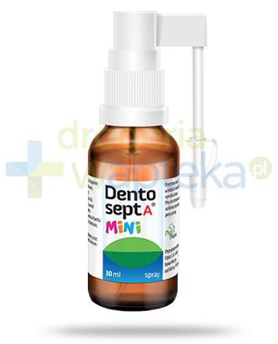 podgląd produktu Dentosept A Mini spray smak malinowy 30 ml