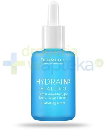 Dermedic Hydrain 3 Hialuro serum nawadniające twarz, szyję i dekolt 30 ml