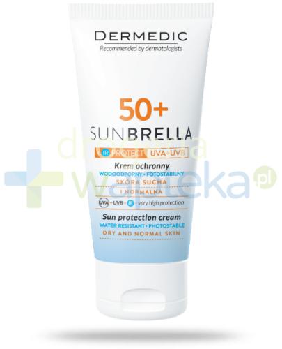 podgląd produktu Dermedic Sunbrella krem ochronny SPF50+ do skóry suchej i normalnej 50 g