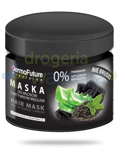 DermoFuture Maska do włosów  z aktywnym węglem 300 g 