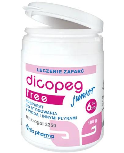 podgląd produktu Dicopeg Junior Free leczenie zaparć dla dzieci 6m+ 100 g