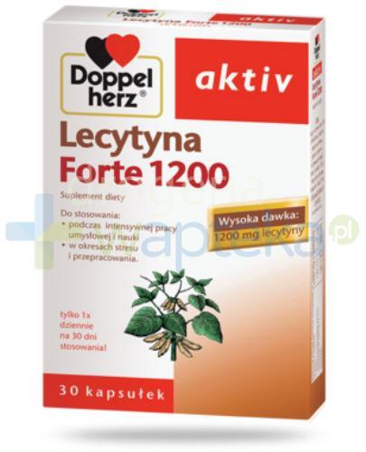 podgląd produktu DoppelHerz Aktiv Lecytyna 1200 Forte 30 kapsułek