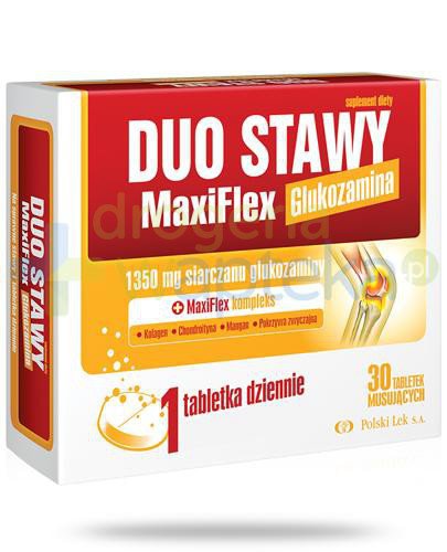 Duo Stawy MaxiFlex Glukozamina 30 tabletek musujących 