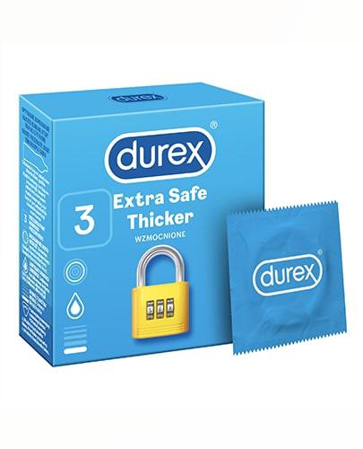 Durex Extra Safe prezerwatywy 3 sztuki 