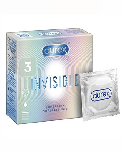 Durex Invisible prezerwatywy supercienkie 3 sztuki 
