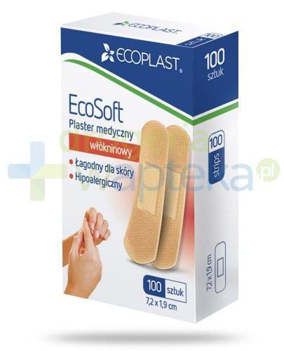 EcoPlast EcoSoft plaster medyczny włókninowy 72x 19mm 100 sztuk 