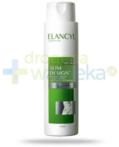 Elancyl Slim Design Uporczywy cellulit krem wygładzający nierówności na noc 200 ml 