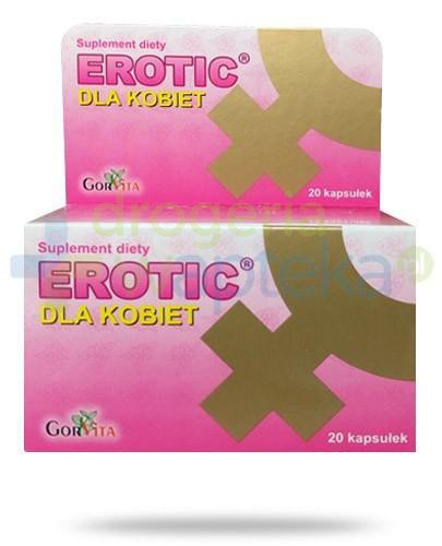 podgląd produktu Erotic wspomaga aktywność seksualną u kobiet 20 kapsułek