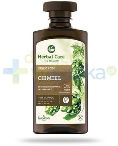 podgląd produktu Farmona Herbal Care Chmiel szampon do włosów matowych pozbawionych objętości 330 ml