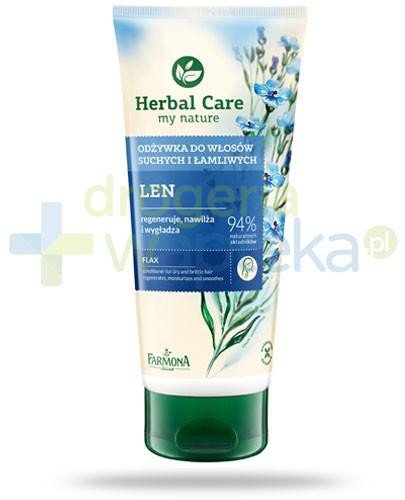 Farmona Herbal Care Len odżywka do włosów suchych i łamliwych 200 ml