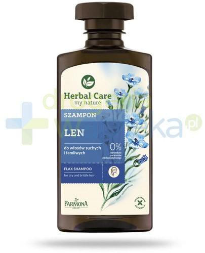 Farmona Herbal Care Len szampon do włosów suchych i łamliwych 330 ml