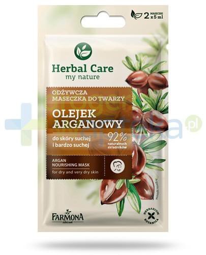 Farmona Herbal Care Olejek arganowy odżywcza maseczka do twarzy 2x 5 ml 