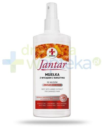 podgląd produktu Farmona Jantar Medica mgiełka z wyciągiem z bursztynu do włosów zniszczonych 200 ml