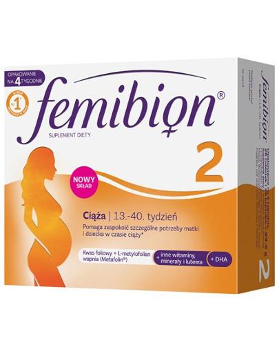podgląd produktu Femibion 2 Ciąża 13-40 tydzień ciąży 28 tabletek + 28 kapsułek