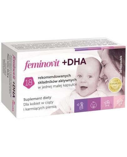 Feminovit + DHA dla kobiet w ciąży i karmiących piersią 30 kapsułek 