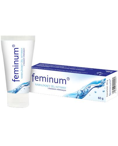 podgląd produktu Feminum nawilżający żel intymny z kwasem mlekowym 60 g