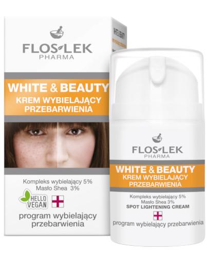podgląd produktu Flos-Lek White & Beauty krem wybielający przebarwienia 50 ml