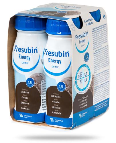 Fresubin Energy Drink Czekolada dietetyczny środek spożywczy 4x 200 ml 