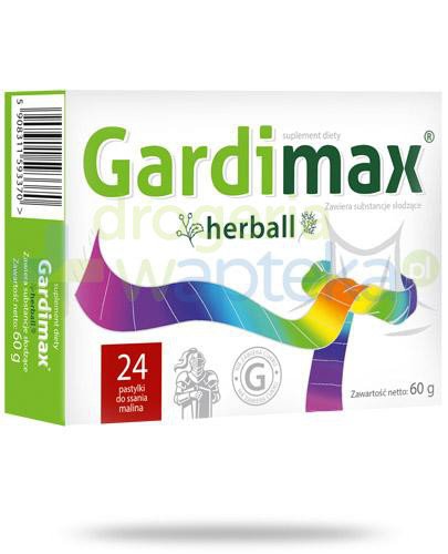 Gardimax Herball smak malinowy 24 pastylki