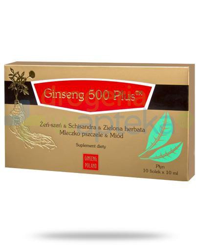 Ginseng 500 Plus płyn 10x 10 ml 