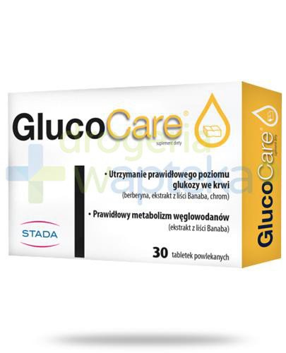 podgląd produktu GlucoCare 30 tabletek powlekanych