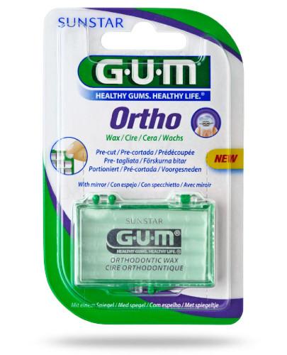 podgląd produktu GUM Ortho wosk ortodontyczny miętowy 1 sztuka