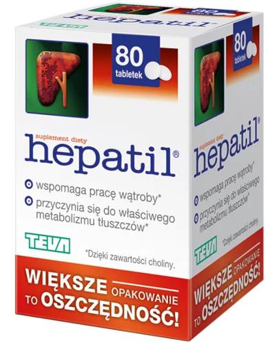 Hepatil 80 tabletek 
