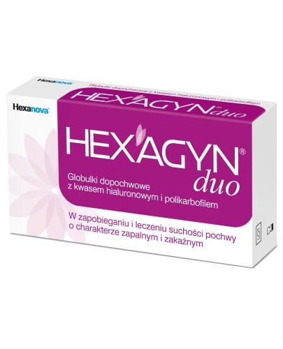 Hexagyn Duo globulki dopochwowe 10 sztuk 