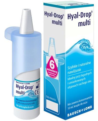 podgląd produktu Hyal-Drop Multi krople do oczu 10 ml 