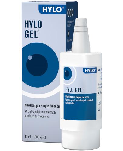 podgląd produktu Hylo Gel nawilżające krople do oczu 10 ml