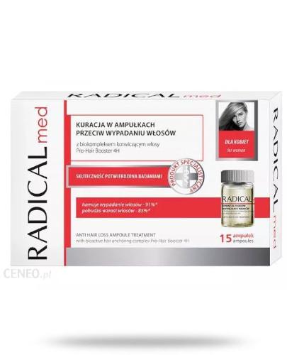 Ideepharm Radical Med kuracja przeciw wypadaniu włosów dla kobiet w ampułkach 15x 5 ml 