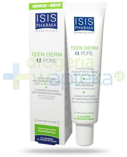 podgląd produktu Isis TeenDerm Alfa-Pure krem zwalczający zmiany zapalne skóry trądzikowej 30 ml