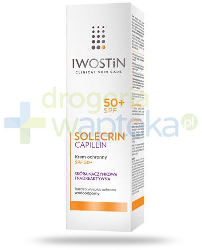 podgląd produktu Iwostin Solecrin Capillin SPF50+ krem ochronny 50 ml 