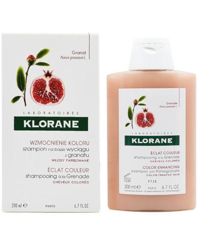 Klorane szampon na bazie wyciągu z granatu 200 ml 