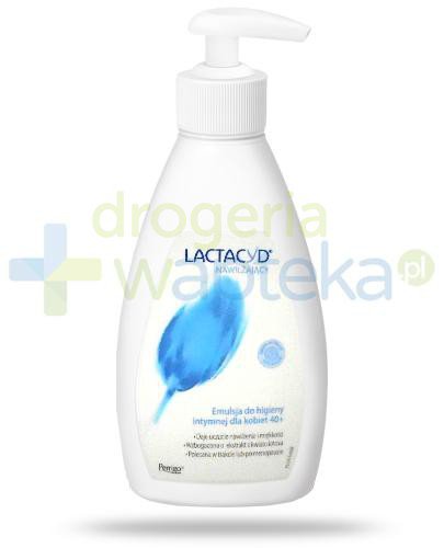 podgląd produktu Lactacyd Nawilżający emulsja do higieny intymnej dla kobiet 40+ 200 ml