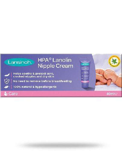 podgląd produktu Lansinoh Lanolina HPA krem hypoalergiczny 40 ml