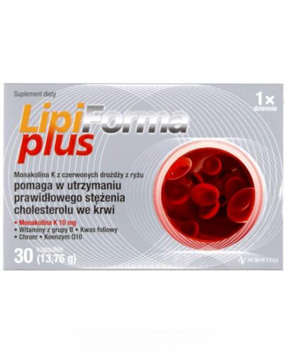 LipiForma Plus 30 kapsułek prawidłowy cholesterol 