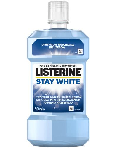 podgląd produktu Listerine Stay White płyn do płukania jamy ustnej 500 ml