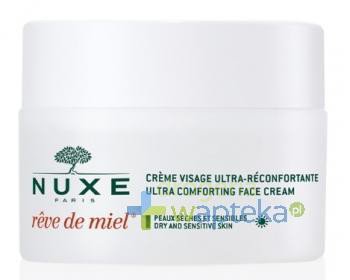 NUXE Reve de Miel Creme Visage Ultrakomfortowy krem do twarzy na dzień 50 ml [Kup 2 produkty Nuxe = Maska nawilżającą do twarzy 50ml GRATIS]