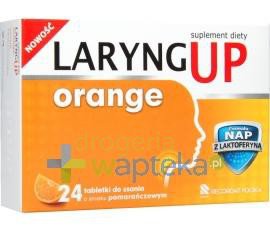 LARYNG UP Orange 24 tabletki do ssania