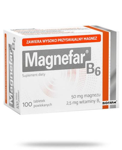 Magnefar B6 100 tabletek